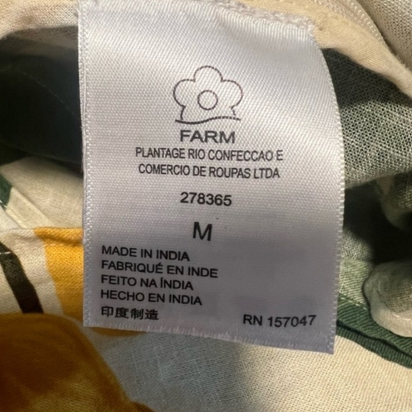 FARM Rio Cutout Tie-Back Romper M - Picture 15 of 15